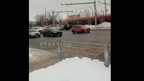 ДТП произошло на Проспекте Победы.