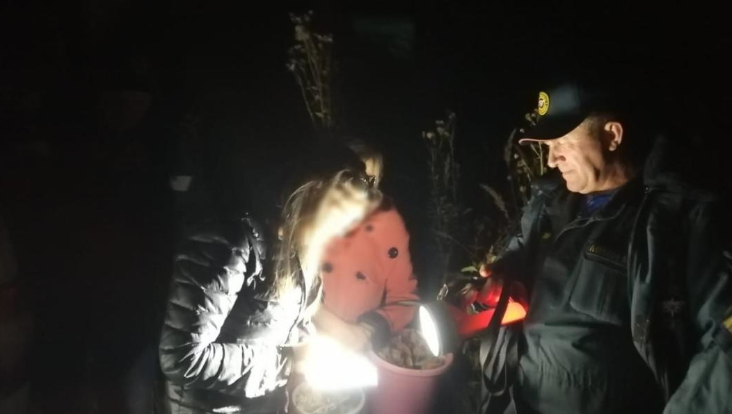 На поиски в лесу у Лекарево ушел час.