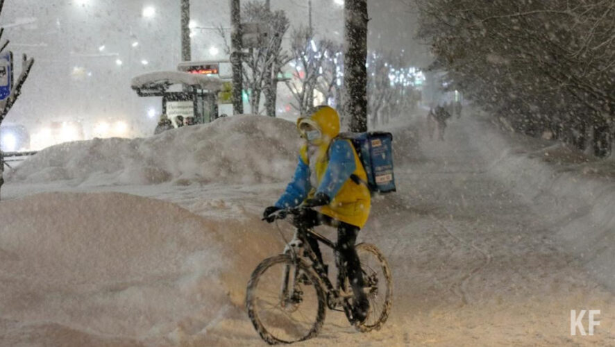 За&nbsp;день субботы и в ночь на 5 февраля выпало до 16 мм осадков снега.