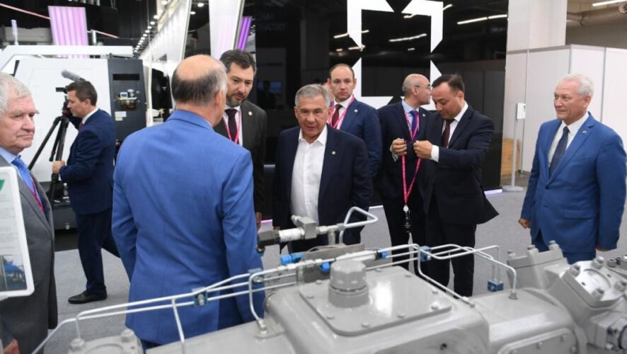 На ней традиционно организован стенд Татарстана.