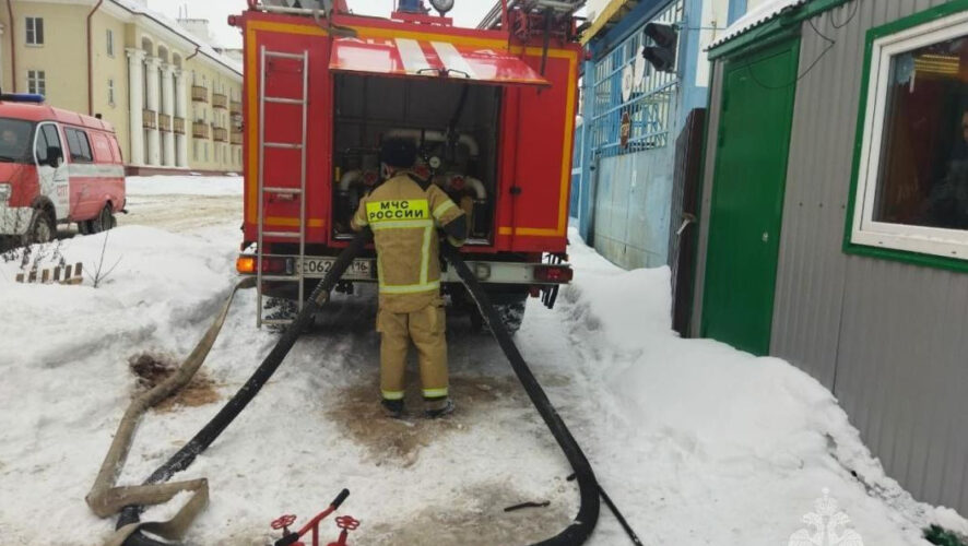 Когда пожарные прибыли на место происшествия