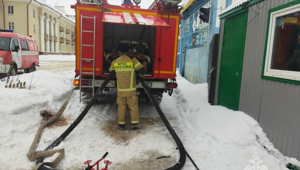 Когда пожарные прибыли на место происшествия