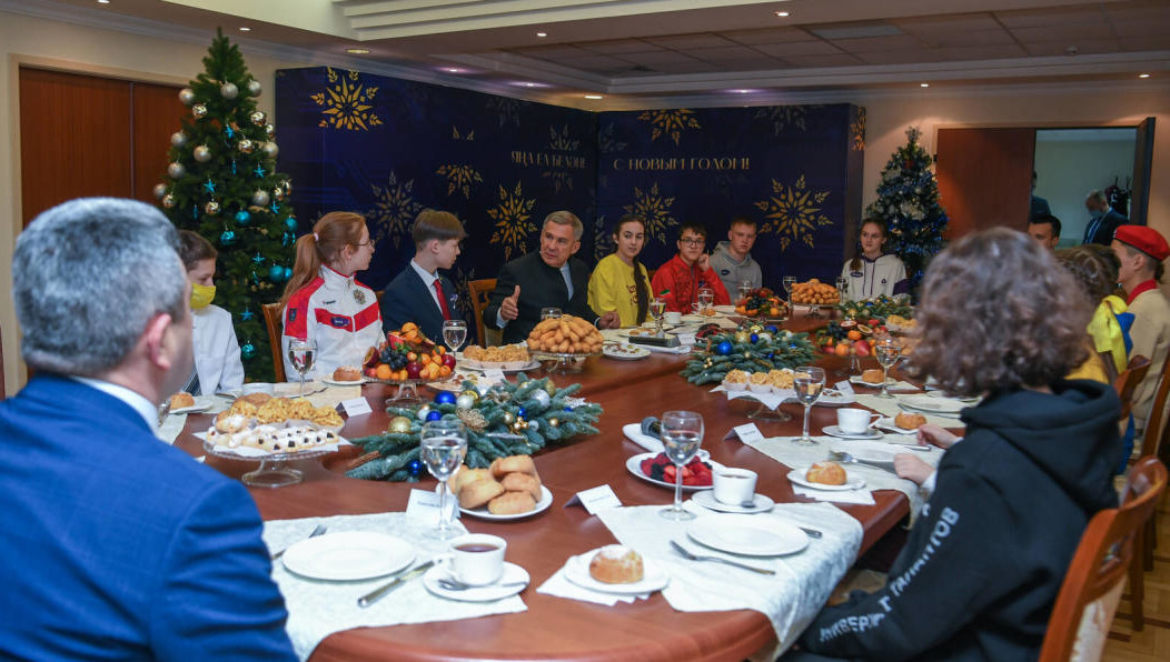 Ребята рассказали президенту о своих увлечениях