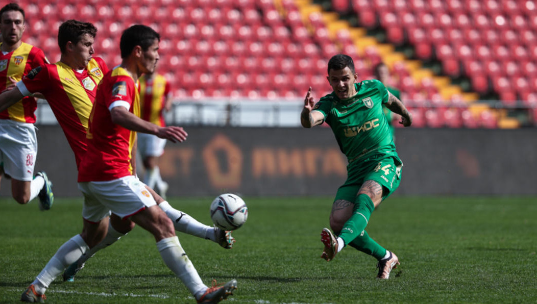 Форвард провел на поле всего тайм