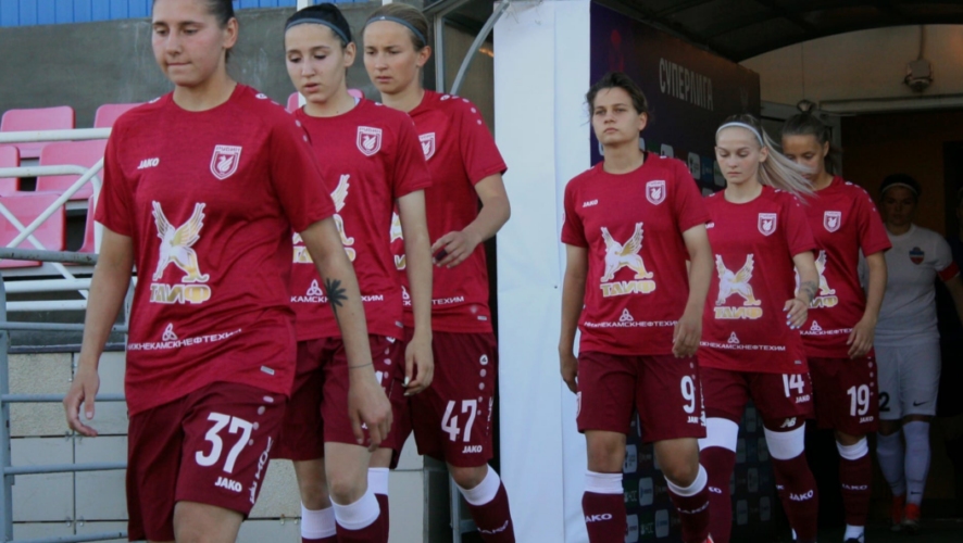 Казанские футболистки разгромили &laquo;Краснодар&raquo; 3:0.