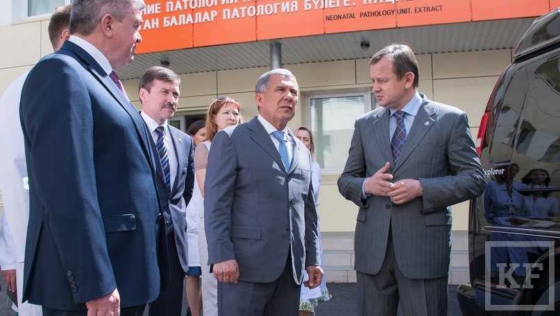 Глава РТ Рустам Минниханов открыл сегодня отремонтированный блок «Г» Камского детского медицинского центра в Набережных Челнах