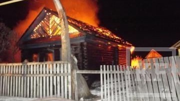Возгорание дома в деревне Чувашская Менча Нурлатского района произошло в 21:15 в воскресенье