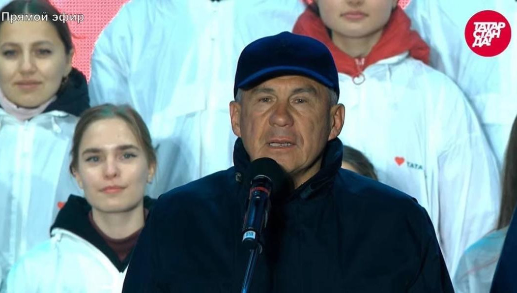 Президент республики выступил на праздничном концерте «Я проголосовал/Мин тавыш бирдем!».