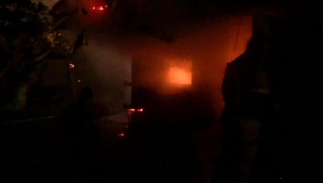 Площадь пожара составила 24 кв. метра.