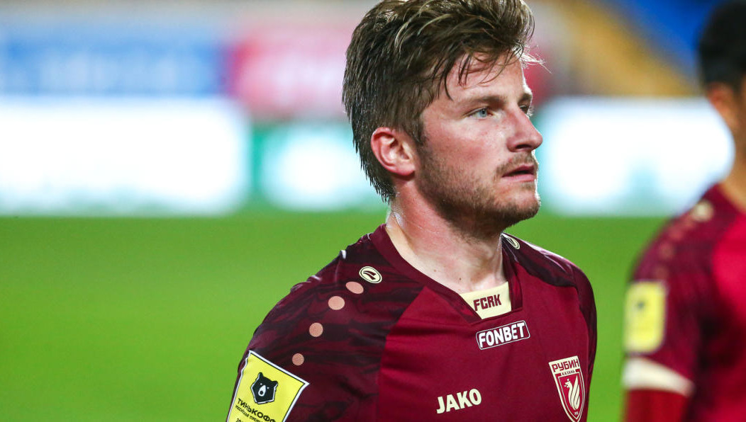 Игрок будет выступать за датский клуб до конца сезона.