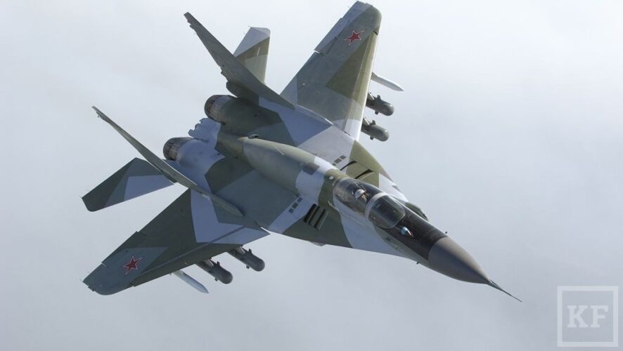 Под Астраханью сегодня потерпел крушение истребитель МиГ-29 Военно-воздушных сил России