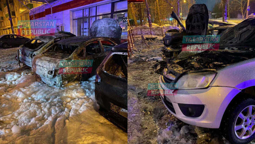 Машины горели на одной и той же улице