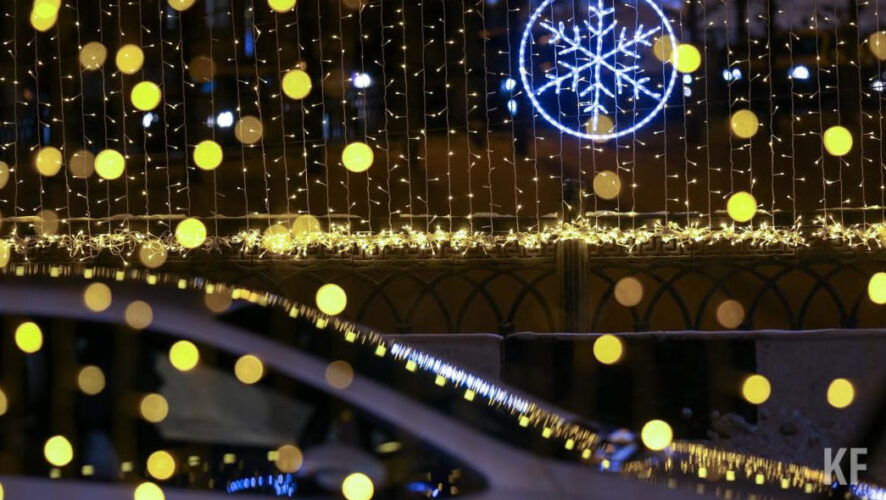 Среди украшений будут гирлянда и новогодние изделия &laquo;Прожектор&raquo; и &laquo;Гибкий неон&raquo;.