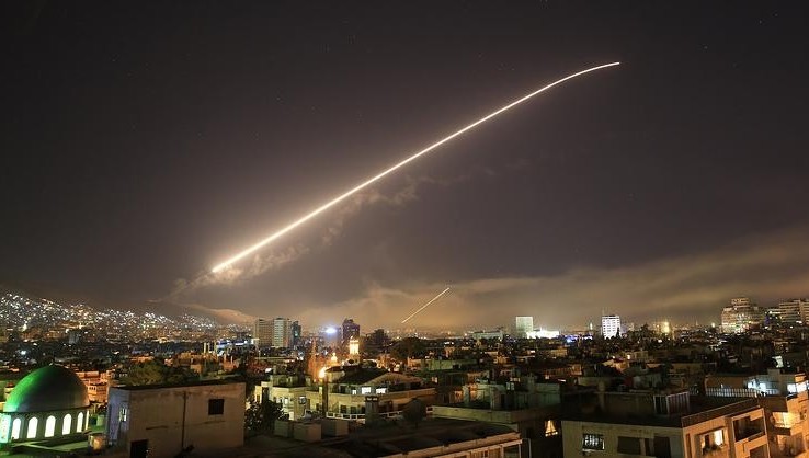 Ракетные удары по сирийским объектам