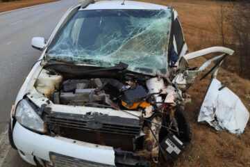 Авария произошла на 29 км автомобильной дороги «Агрыз-Красный Бор».