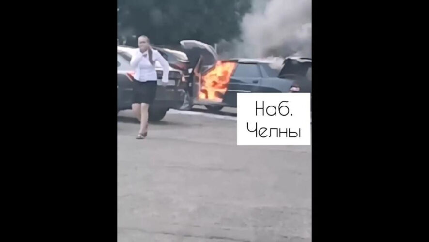 У ТИСБИ горела машина 2009 года выпуска.