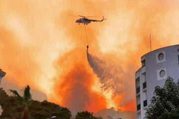 В нескольких городах Турции полыхают лесные пожары.