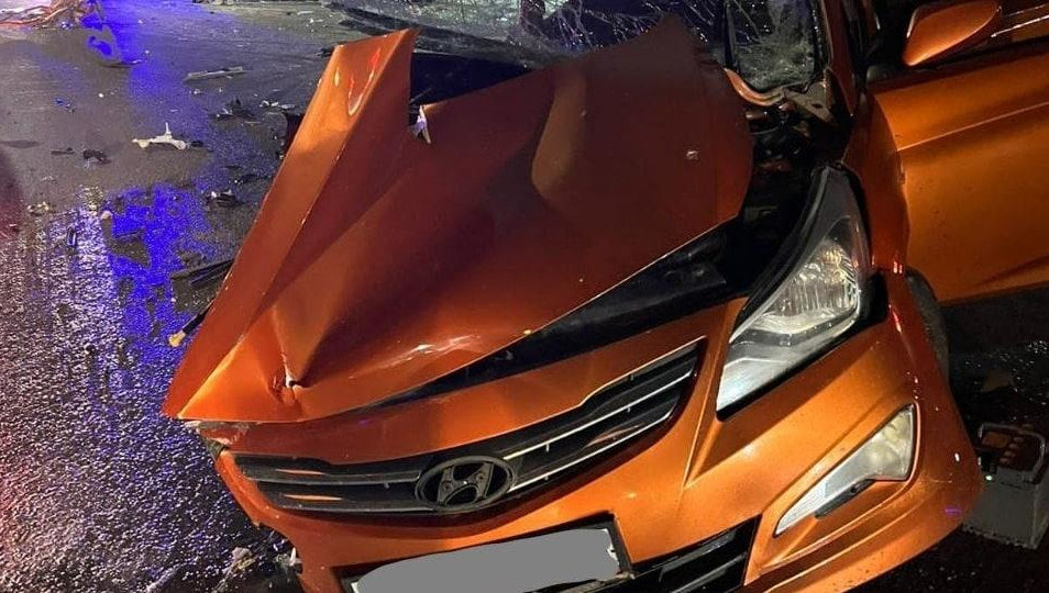 Столкнулись три авто