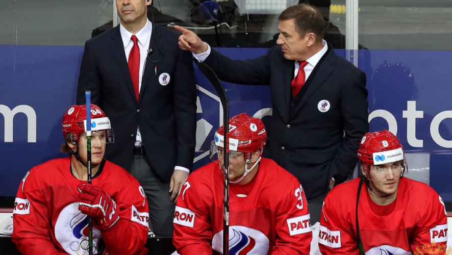 Сборная России разгромила белорусов 6:0.