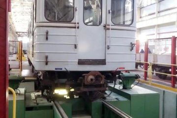 Поезд находился на ремонте 3 месяца.