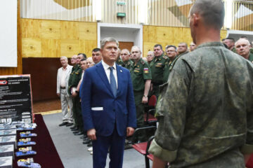 Первый заместитель премьер-министра Татарстана пожелал бойцам вернуться без потерь