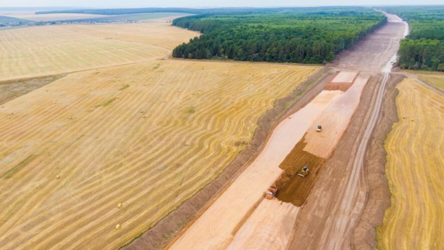 Речь идет о работах на автодороге Новотроицкое - Комсомолец