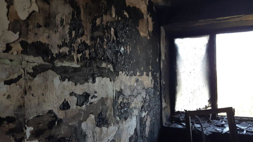 Причиной возгорания