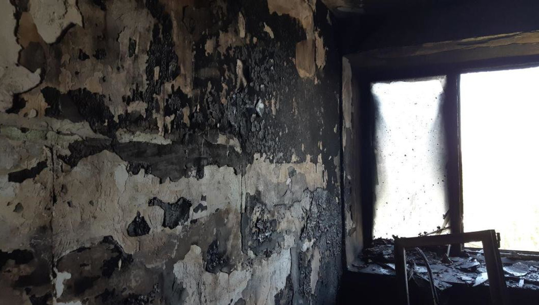 Причиной возгорания