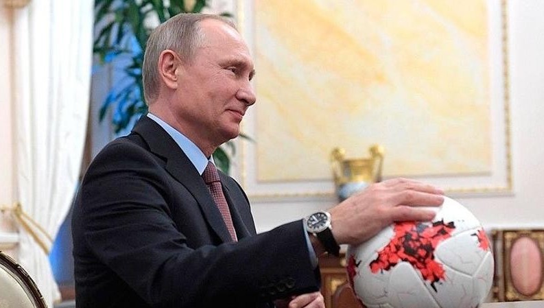 Президент России присутствовать на матче не смог