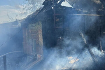 На пожаре никто не пострадал.