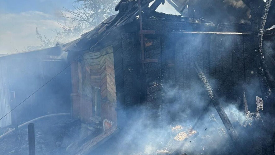 На пожаре никто не пострадал.