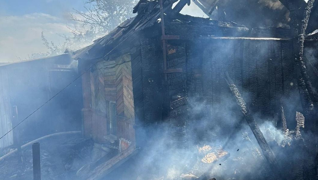 На пожаре никто не пострадал.