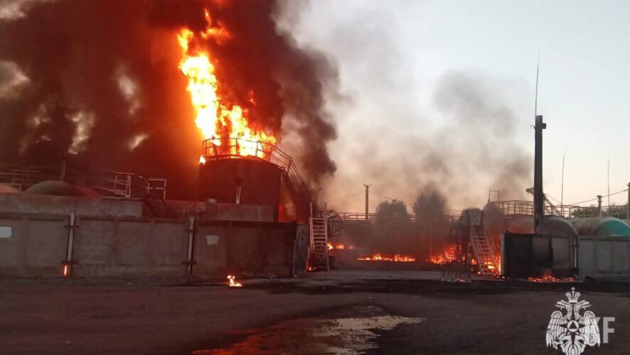 К ликвидации возгорания привлечены 17 единиц техники