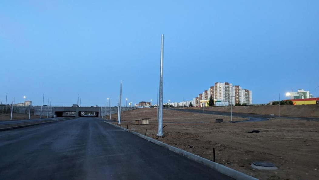 Первую очередь вылетной магистрали откроют в октябре.