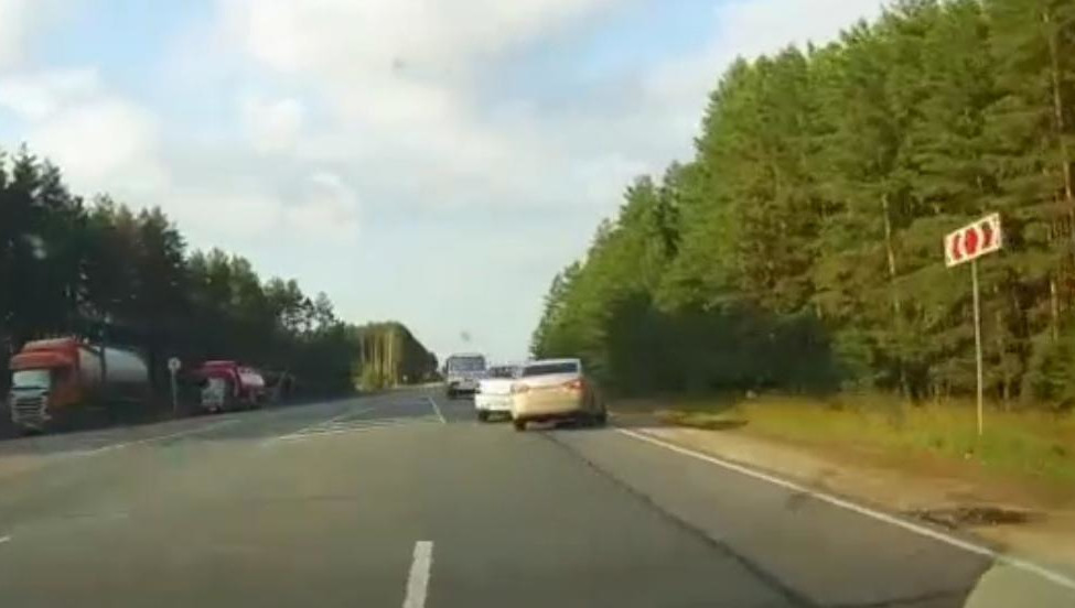 В ДТП никто не пострадал.