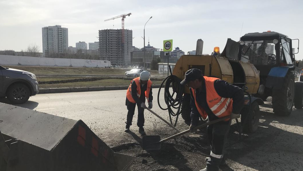 Работы в автограде стартовали 11 апреля.