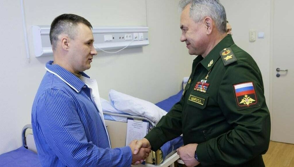 Церемония прошла в московском госпитале.