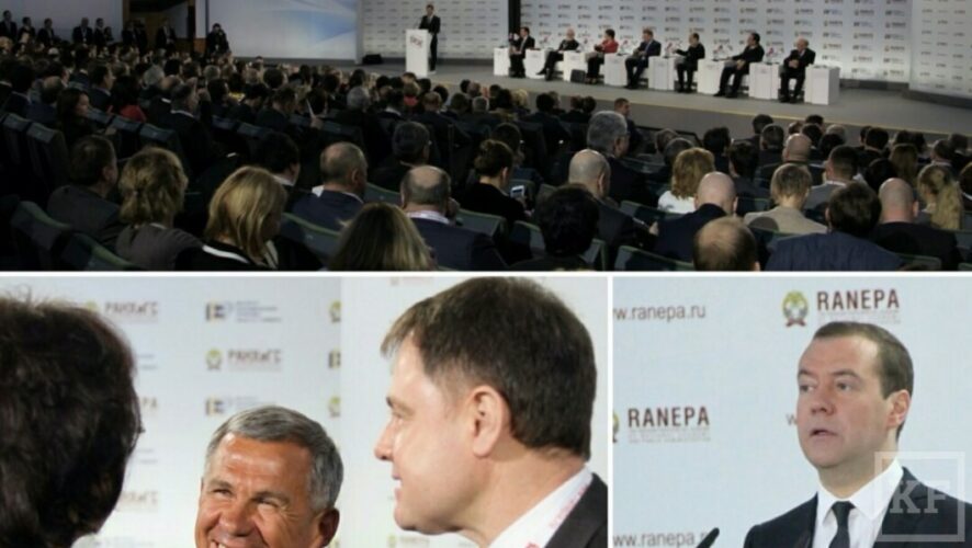 Президент Татарстана Рустам Минниханов находится сегодня с рабочим визитом в Москве. В столицу глава республики приехал накануне для участия в Гайдаровском форуме