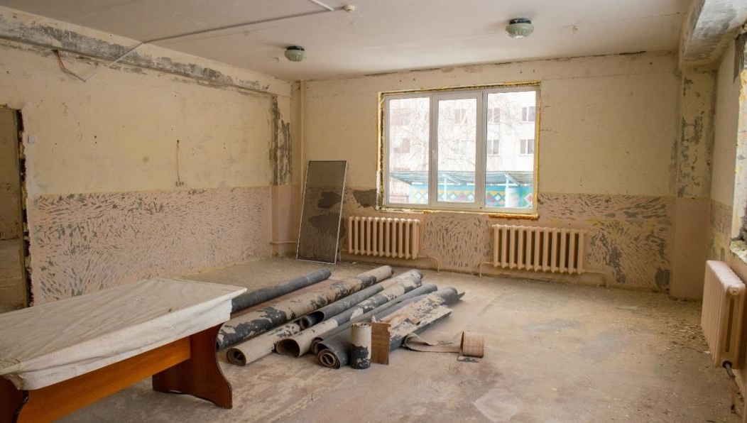 К началу осени планируют полностью обновить два корпуса.