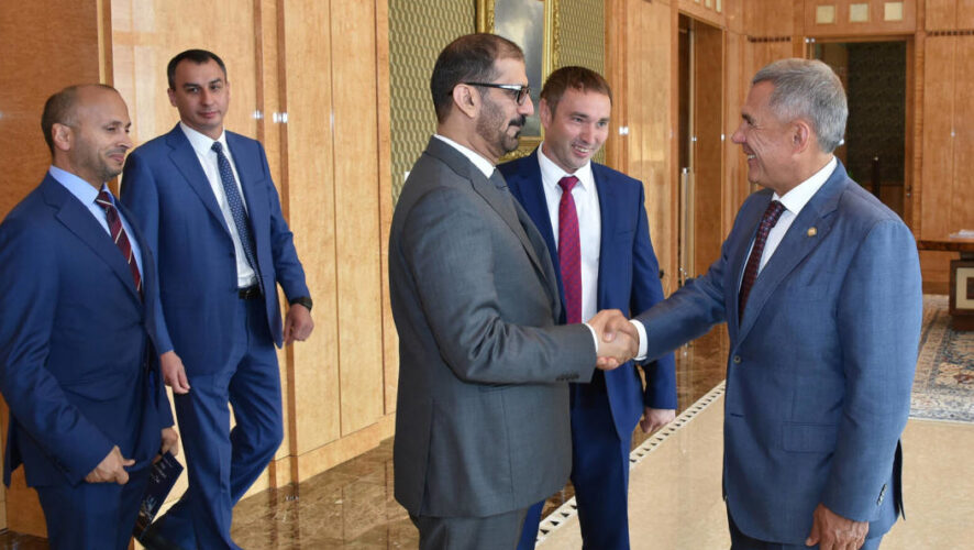 Президент Татарстана встретился с министром образования Объединенных Арабских Эмиратов Хуссайном Ибрагимом Аль-Хаммади