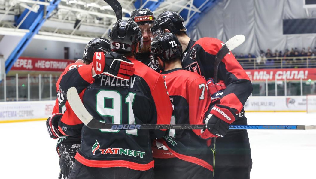 Альметьевцы разгромили «Рязань» 6:0.