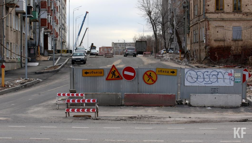 Перекрытие связано со строительством метро.