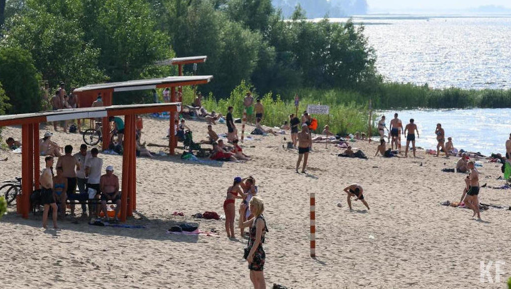 В Казани пляжи «Нижнее Заречье»