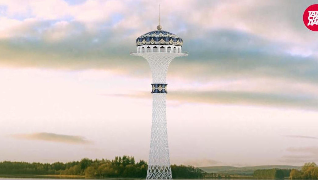 Завершить строительство башни планируют к концу ноября этого года.