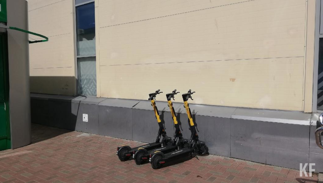 В автограде множество точек кикшеринга.