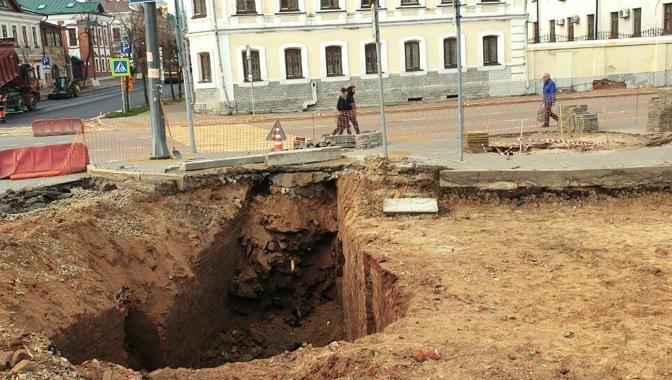 Интересную находку выявили во время дорожных работ.