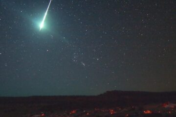 В интернете появилась видеозапись падения в Японии метеорита