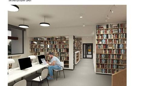 В хранилище книг заканчивается капитальный ремонт.