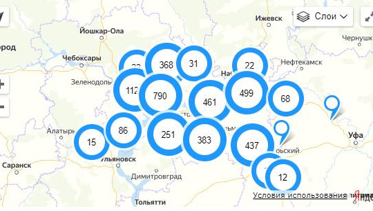 В свободном доступе появилась интерактивная карта с расположением камер.