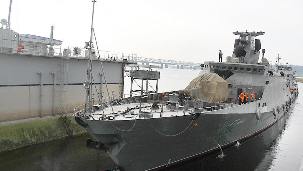 Судно отправилось в Кронштадт на испытания.